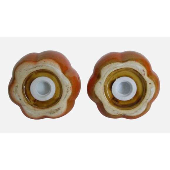 Pumpkin Sunflower Salt Pepper Shakers - Vintage Fall Autumn Thanksgiving Decor - Picture 6 of 7